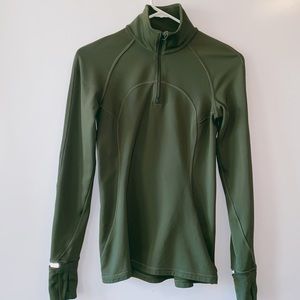 Lululemon Military Green Long Sleeve Top